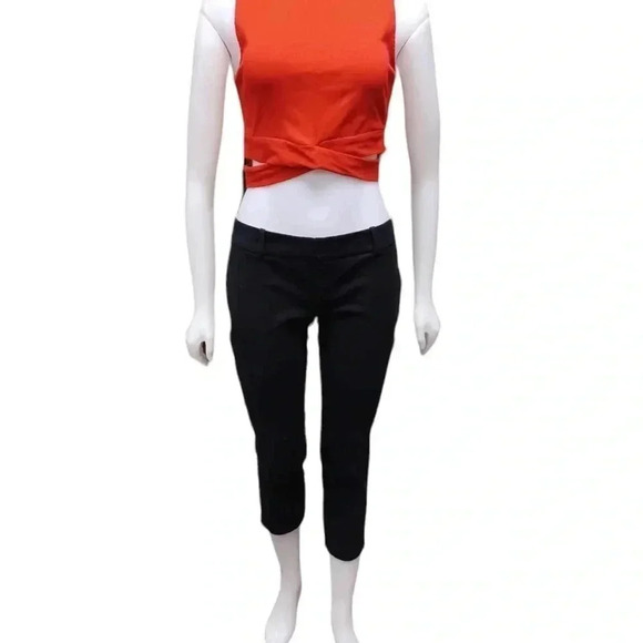 J. Crew Black City Fit Capri Size 4 - Picture 2 of 9